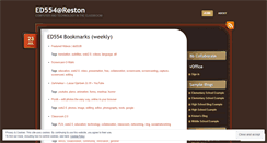 Desktop Screenshot of ed554reston.wordpress.com