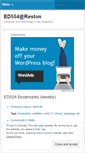Mobile Screenshot of ed554reston.wordpress.com