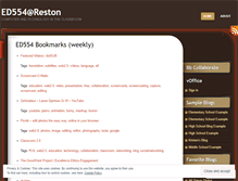 Tablet Screenshot of ed554reston.wordpress.com