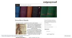 Desktop Screenshot of eatprayread.wordpress.com