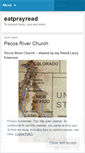 Mobile Screenshot of eatprayread.wordpress.com