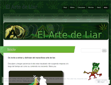 Tablet Screenshot of elartedeliar.wordpress.com