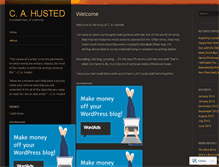 Tablet Screenshot of cahusted.wordpress.com