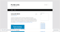 Desktop Screenshot of probizlinks.wordpress.com