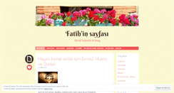 Desktop Screenshot of fatihbetra.wordpress.com