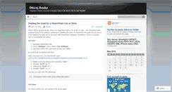 Desktop Screenshot of dhirajranka.wordpress.com