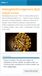 Mobile Screenshot of intangibledivulgences.wordpress.com