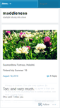 Mobile Screenshot of maddieness.wordpress.com