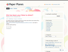 Tablet Screenshot of 500paperplanes.wordpress.com