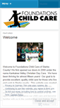 Mobile Screenshot of foundationschildcare.wordpress.com