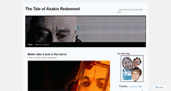 Desktop Screenshot of anakinredeemed.wordpress.com