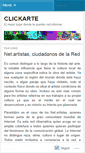 Mobile Screenshot of clickarte.wordpress.com