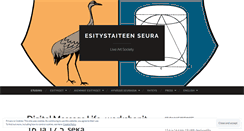 Desktop Screenshot of esitystaiteenseura.wordpress.com