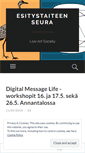 Mobile Screenshot of esitystaiteenseura.wordpress.com