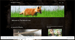 Desktop Screenshot of naturallist.wordpress.com