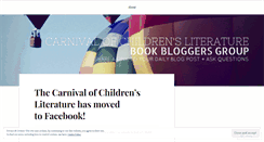 Desktop Screenshot of kidlitcarnival.wordpress.com