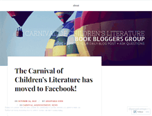 Tablet Screenshot of kidlitcarnival.wordpress.com