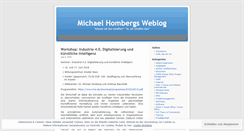 Desktop Screenshot of michaelhomberg.wordpress.com