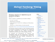 Tablet Screenshot of michaelhomberg.wordpress.com