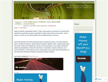 Tablet Screenshot of conductorseguro.wordpress.com
