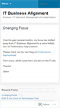 Mobile Screenshot of itbusinessalignment.wordpress.com