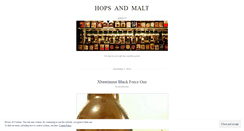 Desktop Screenshot of hopsandmalt.wordpress.com