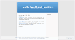 Desktop Screenshot of healthwealthandhappinessradio.wordpress.com