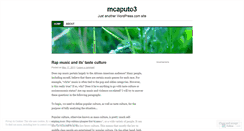 Desktop Screenshot of mcaputo3.wordpress.com