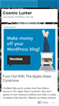 Mobile Screenshot of cosmiclurker.wordpress.com