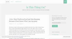Desktop Screenshot of isthisthingonckd.wordpress.com