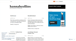 Desktop Screenshot of hannahcollins.wordpress.com