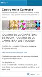 Mobile Screenshot of cuatroenlacarretera.wordpress.com