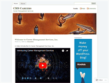 Tablet Screenshot of cmscareers.wordpress.com