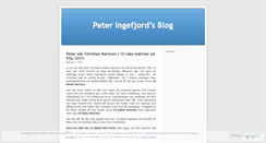 Desktop Screenshot of peteringefjord.wordpress.com