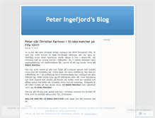Tablet Screenshot of peteringefjord.wordpress.com