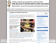 Tablet Screenshot of instrumentsignpost.wordpress.com