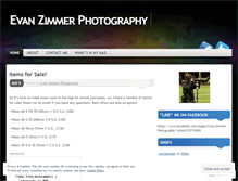 Tablet Screenshot of evanzimmer.wordpress.com