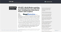 Desktop Screenshot of homeapp.wordpress.com