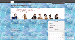 Desktop Screenshot of hallyulyrics.wordpress.com