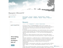 Tablet Screenshot of baranowobwod4.wordpress.com