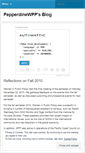 Mobile Screenshot of pepperdinewpp.wordpress.com