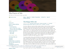 Tablet Screenshot of facesofme.wordpress.com
