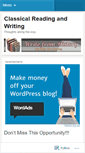 Mobile Screenshot of classicalreadingandwriting.wordpress.com