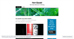 Desktop Screenshot of herrbastel.wordpress.com