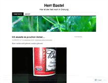 Tablet Screenshot of herrbastel.wordpress.com
