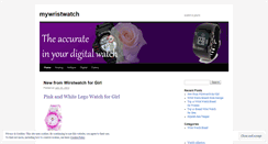 Desktop Screenshot of meinwristwatch.wordpress.com