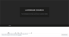 Desktop Screenshot of lavenhamchurch.wordpress.com