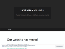 Tablet Screenshot of lavenhamchurch.wordpress.com