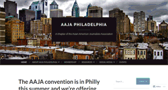 Desktop Screenshot of aajaphiladelphia.wordpress.com