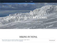 Tablet Screenshot of dontspitonthecamel.wordpress.com